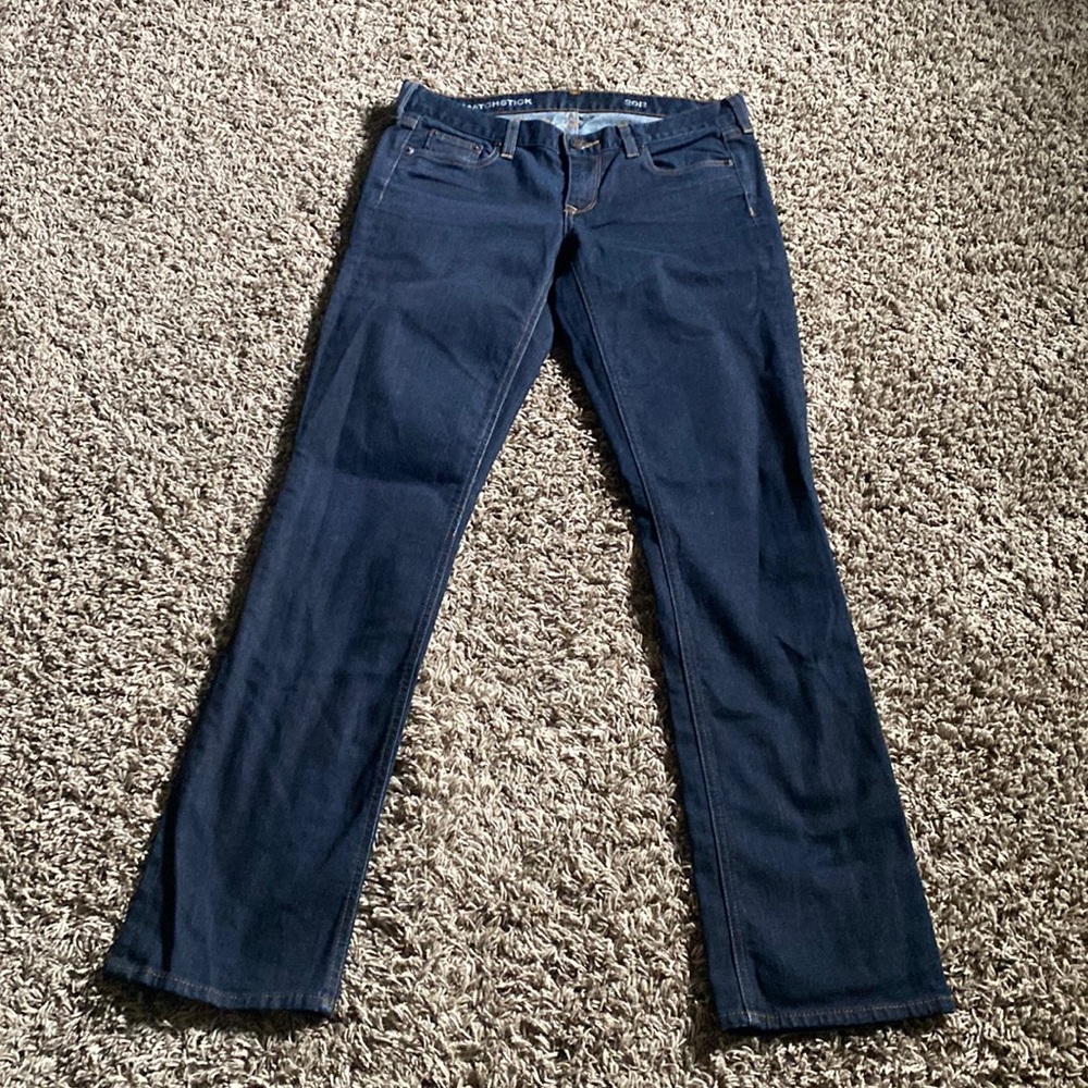 J.Crew Dark Wash Matchstick Straight Jeans Size 29R